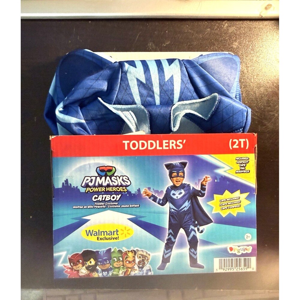 PJ Masks Toddler Catboy Jumpsuit Costume 2T Halloween New Power Heroes